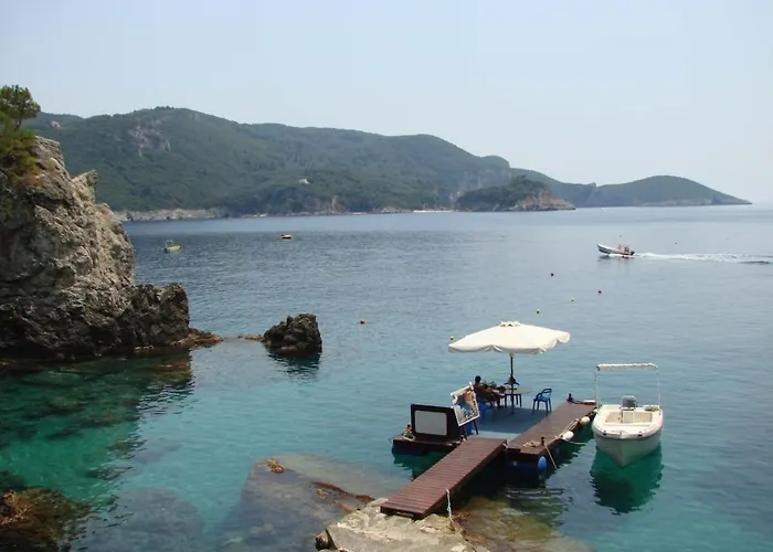 아파트 Byronas Apartments- Maisonette With Sea-view 팔레오카스트리차